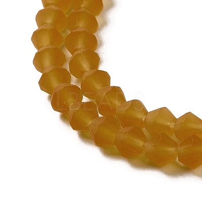 Imitate Austrian Crystal Frosted Glass Beads Strands EGLA-A039-T2mm-MD28-1