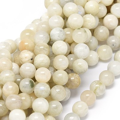 Natural Rainbow Moonstone Beads Strands G-O201A-17C-1