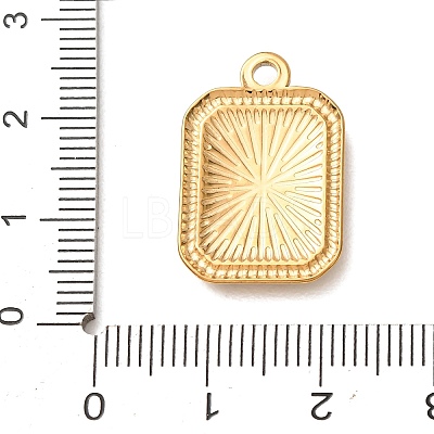 Printed 304 Stainless Steel Pendants SA-CBA9CF9-02G-G-1