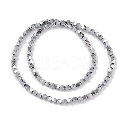Electroplated Synthetic Non-magnetic Hematite Beads Strands G-A234-G03-01B-1