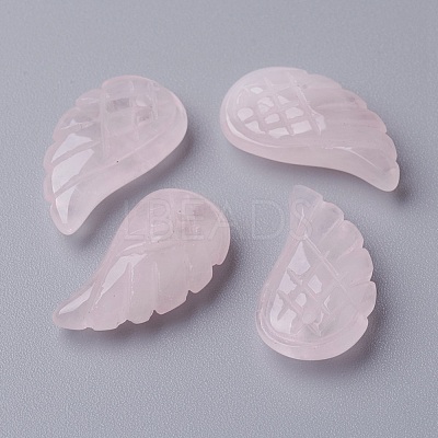 Natural Rose Quartz Pendants G-E435-C-17-1