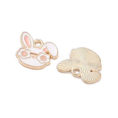 Easter Alloy Enamel Pendants ENAM-I055-01KCG-03-1