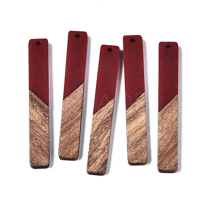 Resin & Walnut Wood Big Pendants RESI-S358-39J-1