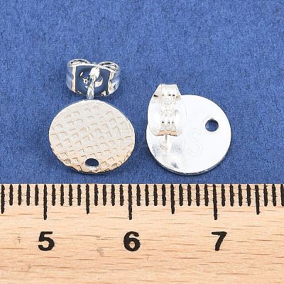 304 Stainless Steel Ear Stud Findings STAS-O119-14A-S-1
