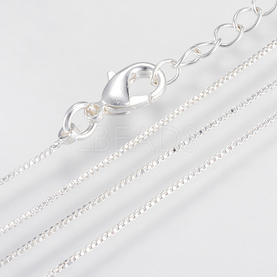 Brass Box Chains Necklaces X-MAK-R014-S-1