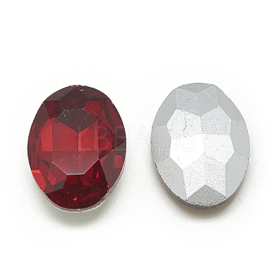 Pointed Back Glass Rhinestone Cabochons RGLA-T080-20x30mm-07-1