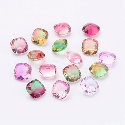 Pointed Back K9 Glass Rhinestone Cabochons RGLA-P018-03-10mm-1