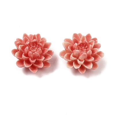 Synthetic Coral Dyed Carved Beads SHEL-Z003-03D-01-1