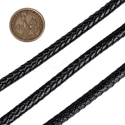 Braided Leather Cord with Core WL-F009-B02-8mm-1