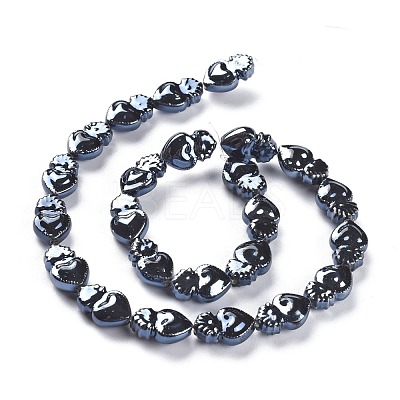 Glazed Porcelain Beads PORC-M003-09F-1