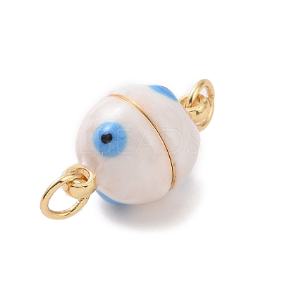 Brass Magnetic Clasps ZIRC-F136-10G-09-1