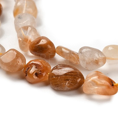 Natural Quartz Beads Strands G-P497-01E-57-1