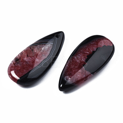 Natural Brazilian Agate Pendants G-S364-099A-1