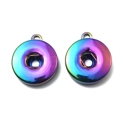 Alloy Hang Snap Base Pendant FIND-WH0110-280RC-1