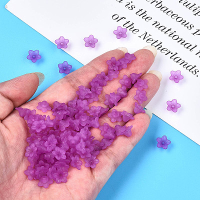 Transparent Acrylic Beads X-PL554-16-1