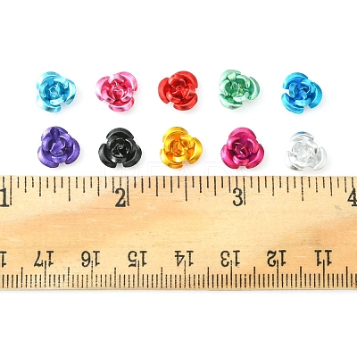150Pcs Aluminum 3D Rose Flower FIND-FS0001-63-1
