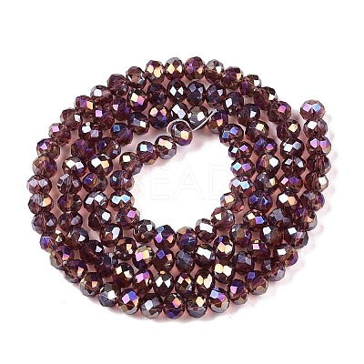 Electroplate Glass Beads Strands LS-EGLA-A044-T4mm-B13-1