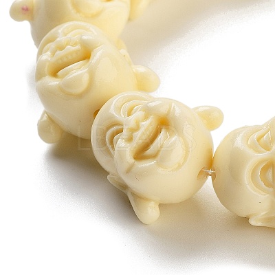 Synthetic Coral Carved Beads Strands CORA-B001-01B-1