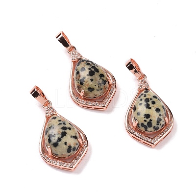 Natural & Synthetic Mixed Gemstone Pendants G-H283-04RG-1