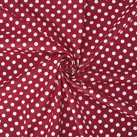 Polka Dot Pattern Cotton Fabric DIY-GA0010-22A-1