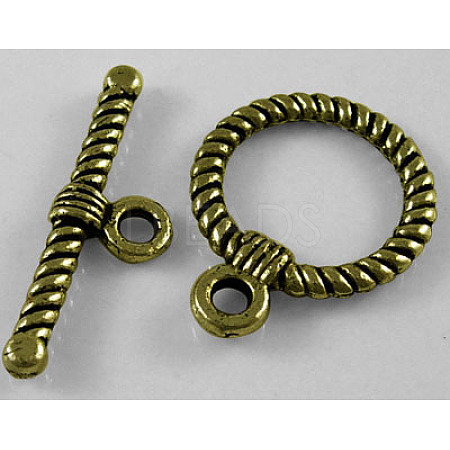 ibetan Style Alloy Toggle Clasps LS-MLF1298Y-1
