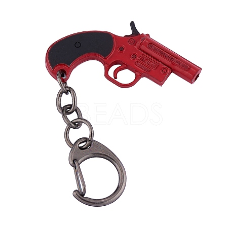 Pistol Weapon Model Pendant Keychain JX509A-1
