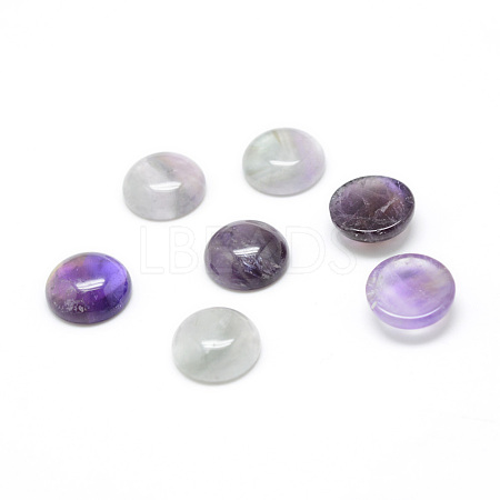 Natural Amethyst Gemstone Cabochons G-T020-16mm-06-1