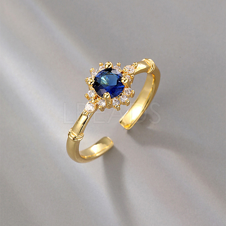 Brass Open Cuff Rings for Women LS-VP2144-1