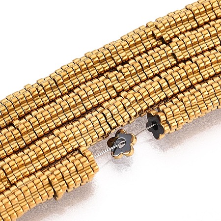 Electroplated Synthetic Non-magnetic Hematite Beads Strands G-T139-63C-1
