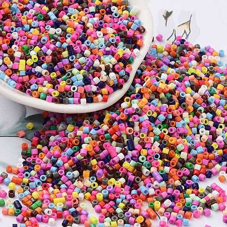 Baking Paint Glass Seed Beads SEED-S042-05B-48-1