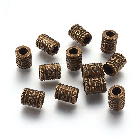 Tibetan Antique Bronze Metal Beads MLF0834Y-1