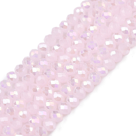 Electroplate Glass Beads Strands EGLA-A044-J2mm-B02-1