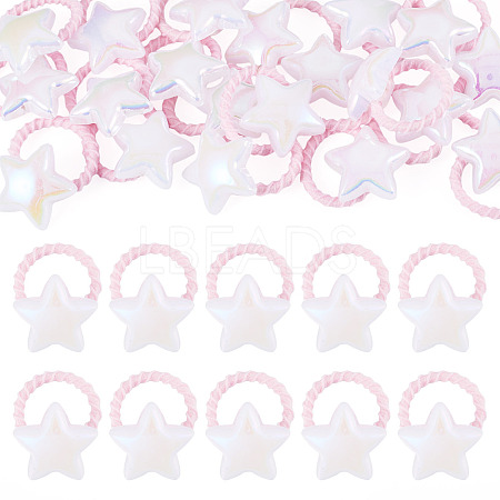 10Pcs Plastic Girls Hair Accessories OHAR-TAC0011-001B-1