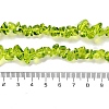 Spray Painted Transparent Glass Beads Strands GLAA-P060-01A-11-4