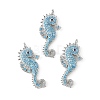 SHEGRACE Brass Synthetic Turquoise Pendants XGRQ5K356-839P-1
