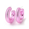 Ring Acrylic Stud Earrings EJEW-P251-22-2