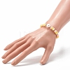 Handmade Polymer Clay Beads  Stretch Bracelets BJEW-JB06562-02-3