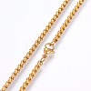 304 Stainless Steel Box Chain Necklaces NJEW-F227-09G-06-2