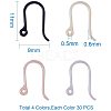 Plastic Earring Hooks KY-PH0007-07-2