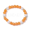 5Pcs 5 Styles Acrylic & Glass Beaded Stretch Bracelet Sets BJEW-JB10607-3