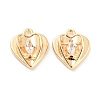 Clear Glass Charms KK-E090-25G-1