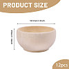 Wood Bowl DJEW-WH0042-114-2