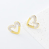 304 Stainless Steel Enamel Stud Earrings for Women JJ0945-5-1