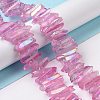 Natural Quartz Crystal Points Beads Strands G-K181-B12-4