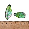 4Pcs Transparent Epoxy Resin Butterfly Wings Pendants RESI-C057-04D-3