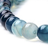 Natural Striped Agate/Banded Agate Beads Strands X-G-S259-04C-10mm-3