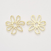 Alloy Open Back Bezel Pendants X-PALLOY-S121-205B-2