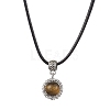 Tiger Eye Necklaces NJEW-MZ00027-03-1