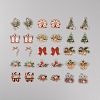 30Pcs 15 Styles Christmas Theme PET Self Adhesive Stickers DIY-WH0308-335C-1