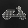 Motorcycle ABC Plastic Pegboards used for 5x5mm DIY Fuse Beads LS-X-DIY-Q009-46-1